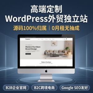 高端WordPress外贸独立站定制_B2B企业官网与B2C跨境电商建站